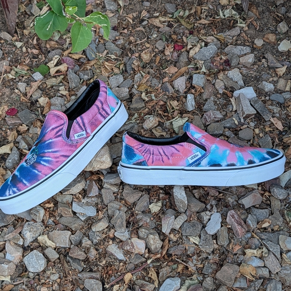 Vans Multicolor Tie-Dye Slip-Ons - Picture 6 of 15